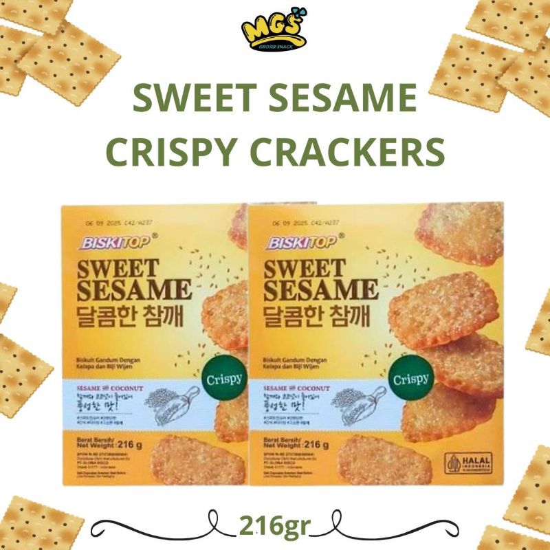 

biskitop sesame untuk hajatan viral