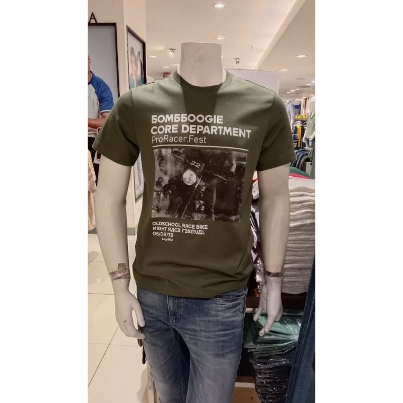 BOMBBOOGIE T-shirt Pria Dewasa Original Size s-xL