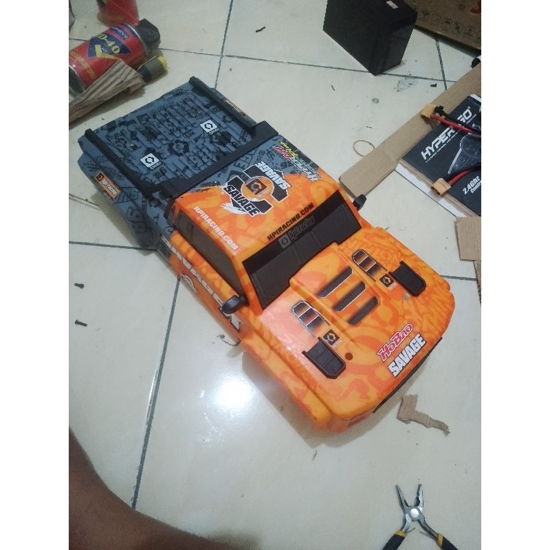 part rc body rc monster truck 1/8 original HPI savage