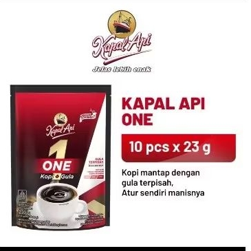 

KAPAL API ONE 1 Bag kapal api bubuk murah isi 10pc x 23 gr