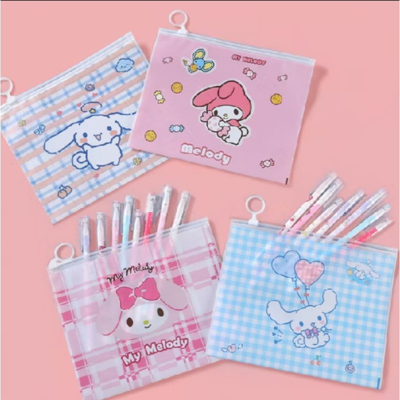 

Zipper Bag Tempat Pensil Alat Sekolah Multifungsi Anti Air