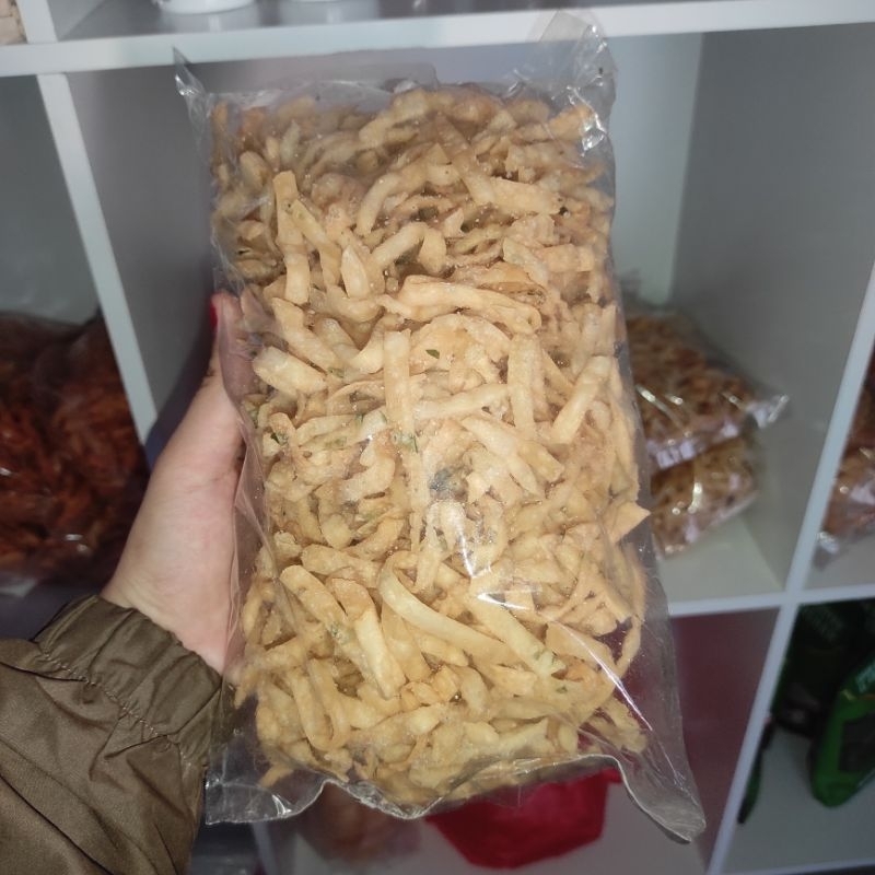 

Cemilan kerupuk Daun jeruk original