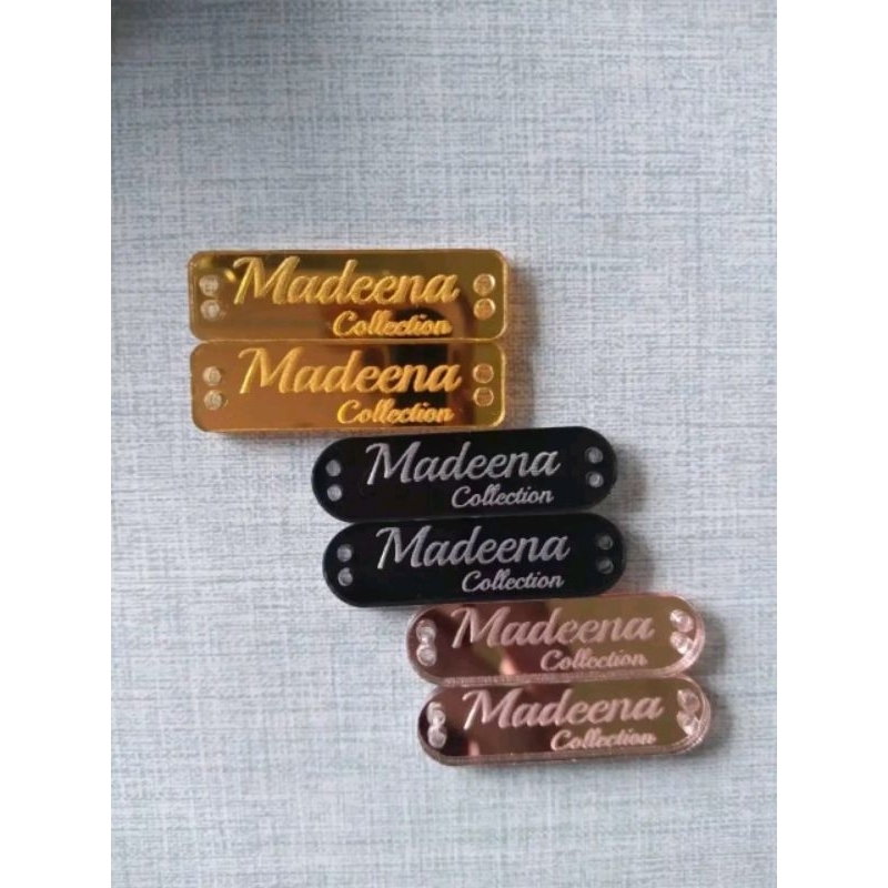 

LABEL AKRILIK WARNA 95 RIBU ISI 200 BIJI