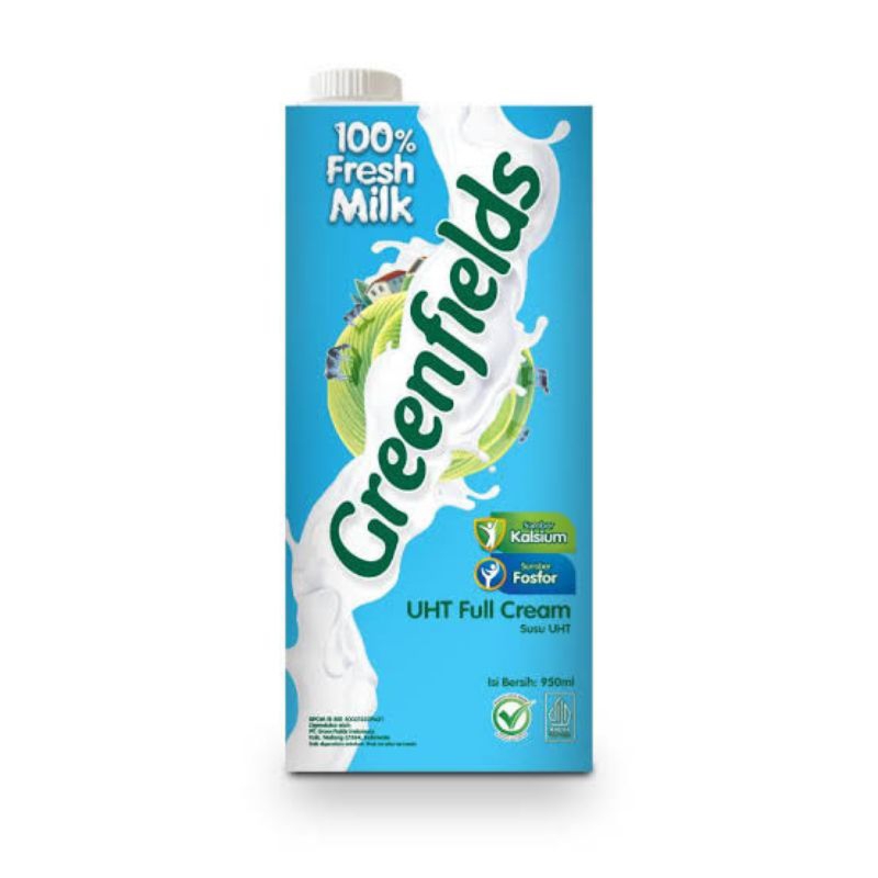 

Greendfields Susu UHT Full Cream | 105ml | 250ml | 950ml