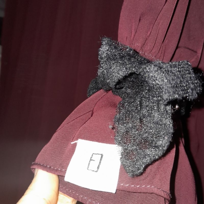 PL Elmadina kamala dress black cerry