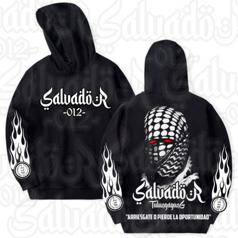 Hoodie Salvador Tulungagung 012 Bahan Cotton Fleece