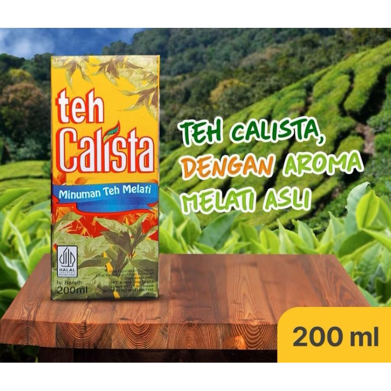 

teh calista kemasan(200ml x 5pcs)