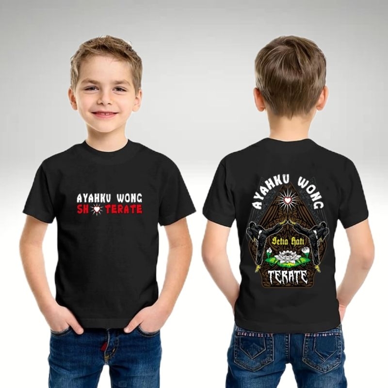 (Kode-04) Kaos Terate Kids Ayahku Wong SH Terate