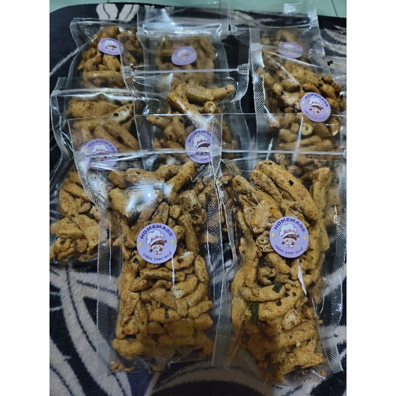 

Basreng pedas daun jeruk