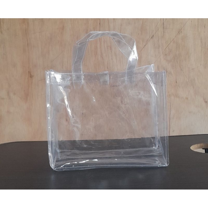 

JB T20xP25x13 Tas Souvenir mika Transparan/tas mika bening/tas ulang tahun /tas hantaran