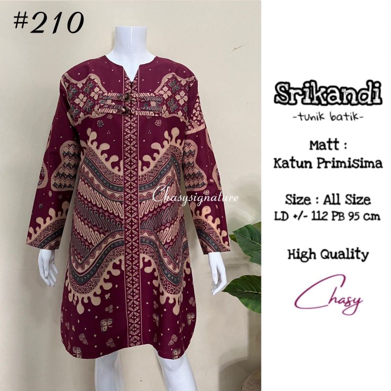 Tunik batik srikandi 210 ori batik solo