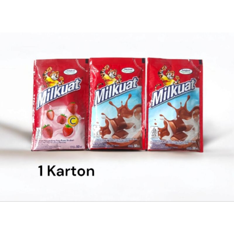 

MILKUAT STROBERI 50ML (KARTON)