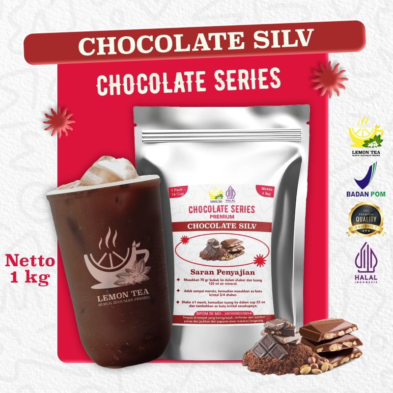 

Bubuk Minuman CHOCOLATE SILVER 1000gr Halal Bpom