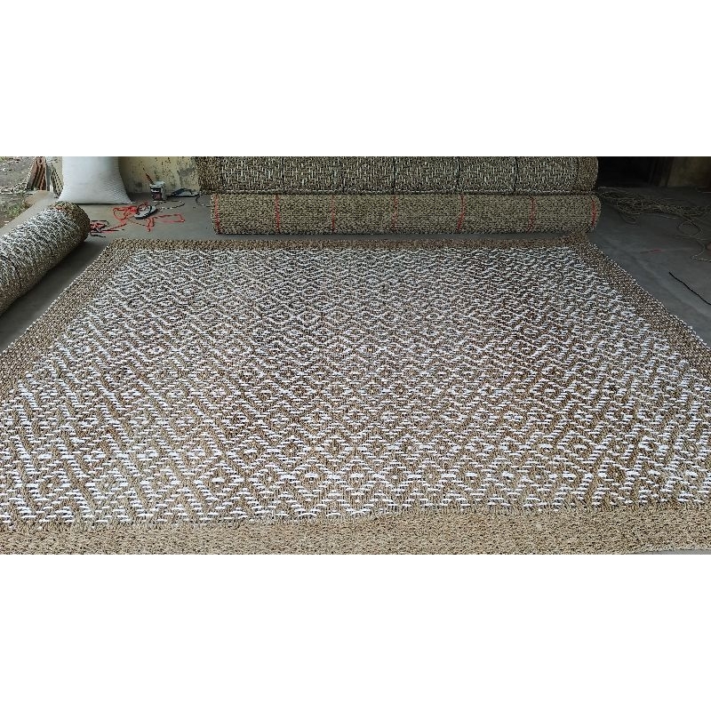 Rug Seagrass Kotak Jumbo Motif 250x300 / Karpet Kotak Anyaman