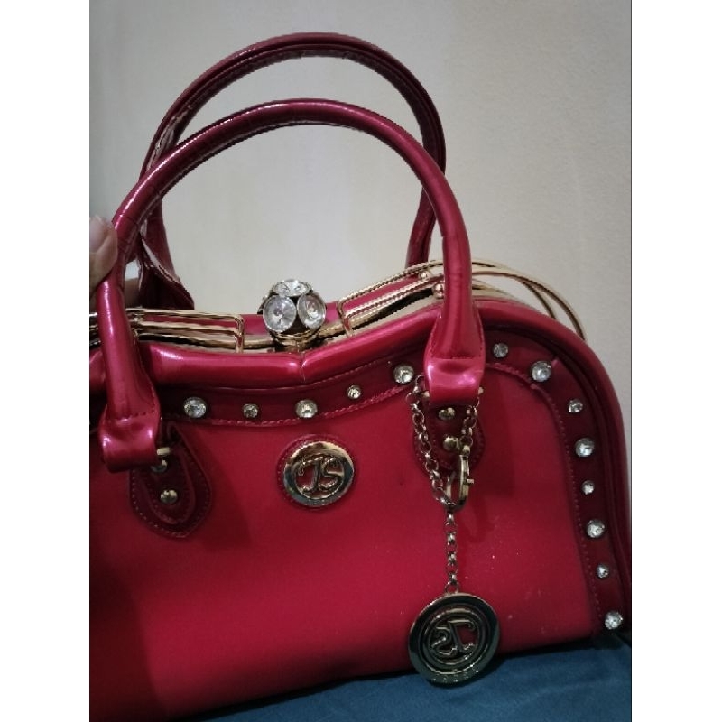 Preloved Tas Jessy Original Luxury Fashion Merah