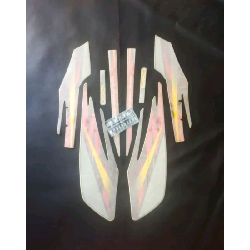 striping stiker sticker lis decal glmax gl max 96 97 98 merah ori asli nos