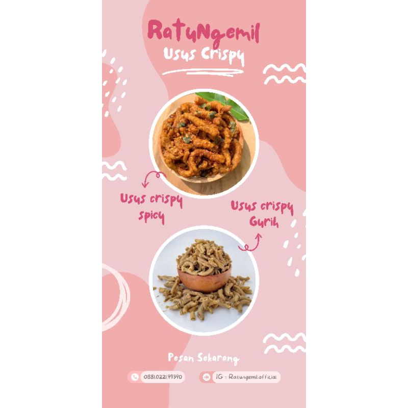

RatuNgemil Usus Crispy Original Gurih