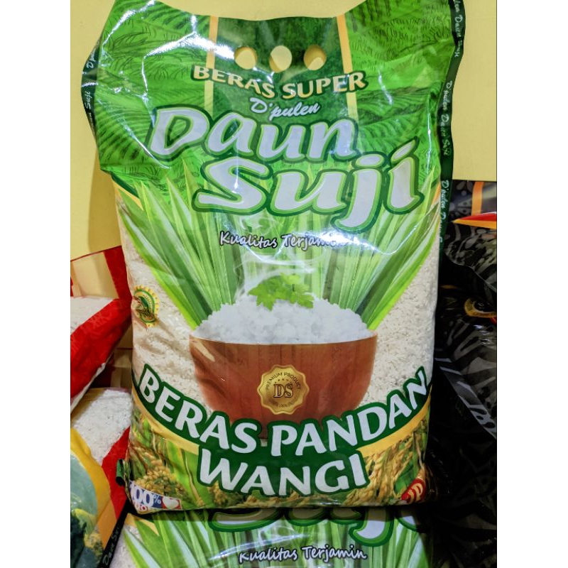

BERAS SUPER DAUN SUJI KEMASAN 5 LITER
