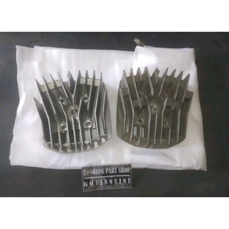 blok heat head hed het kop kawasaki gto kh100 kh110 kh 100 110 g7t gt ori asli nos japan