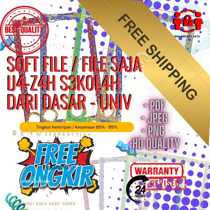 

(Soft File / File Saja) Pembuatan, Perubahan, Perbaikan Dokum3n - Bisa Custom