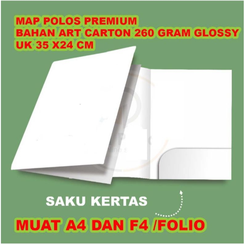 

Map Polos Glossy /bisa untuk sablon