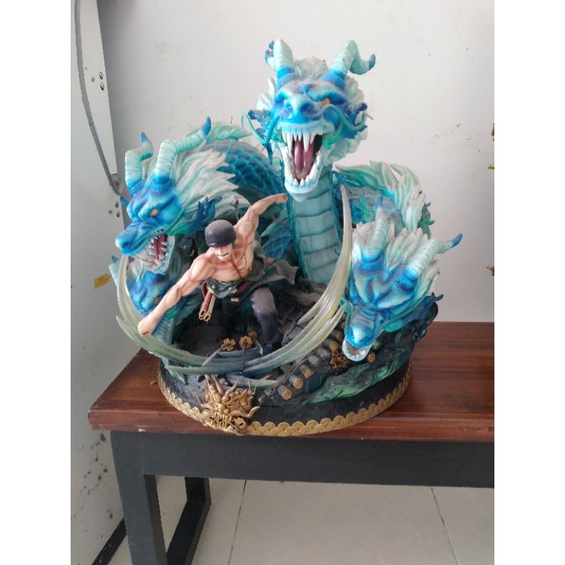 Statue resin action figure roronoa zoro one piece f3 studio