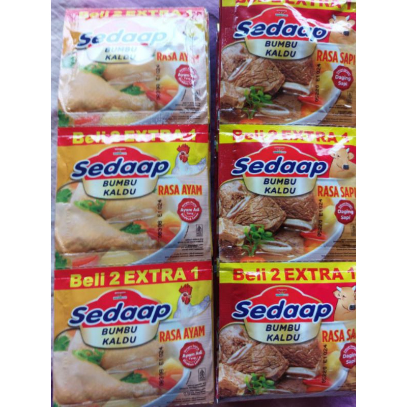 

sedap kaldu ayam/sapi/18pcs
