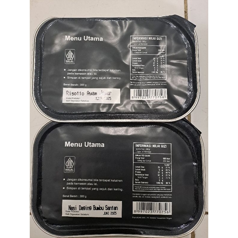 

Promo 7.7 (Obral Sampai Habis) Ransum Naraga Plus TNI/EMERGENCY FOOD/SURVIVAL FOOD + 2 Pemanas