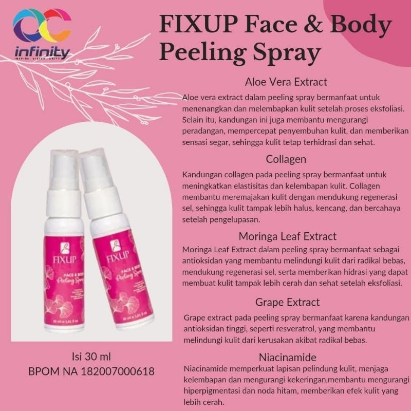 (100% ORI) PEELING FIXUP GLUTATHIONE COLLAGEN FACE & BODY BY OURCITRUS Peeling Perontok Daki Peeling