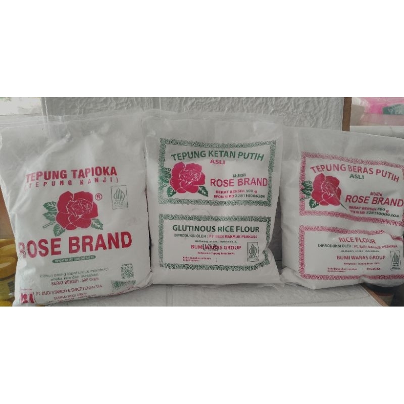 

Tepung Rose Brand kemasan 500 gr