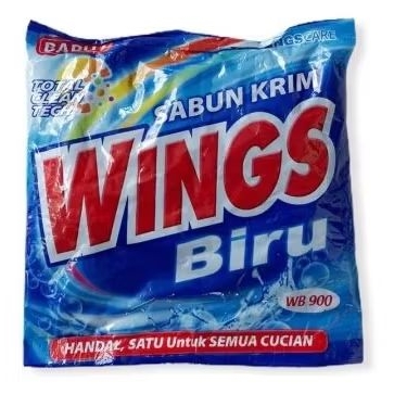 Wings Sabun Cream Biru WB 900 - sabun colek wings refill