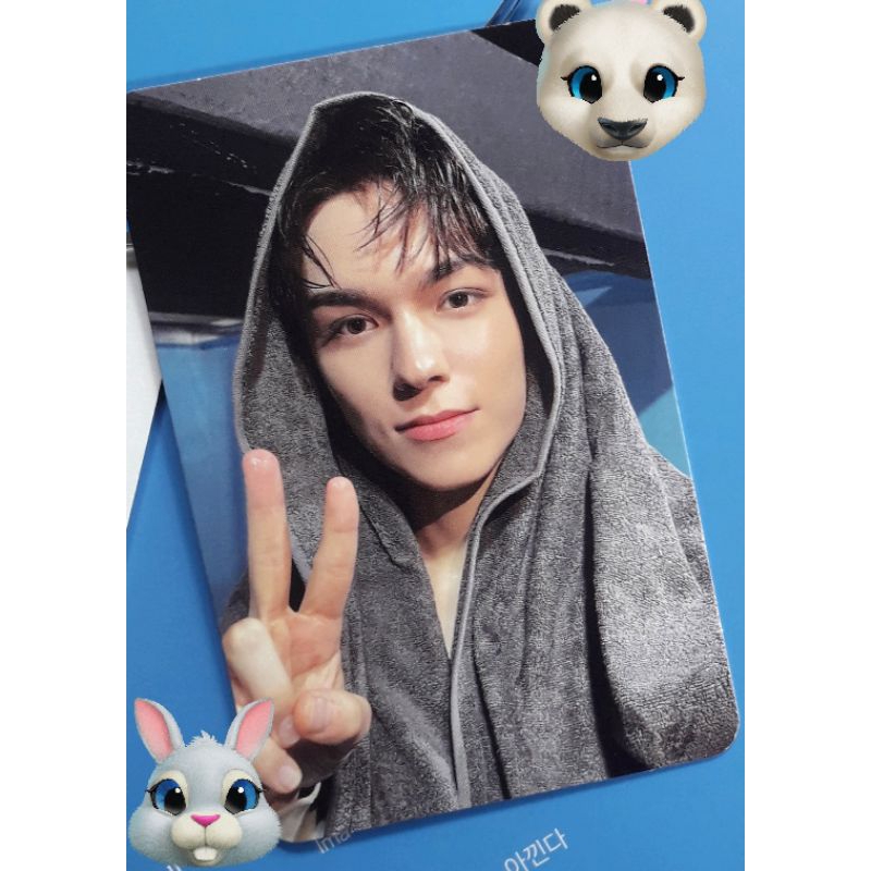 [BOOKED] PHOTOCARD OFFICIAL VERNON HANDUK RPC SPILL THE FEELS