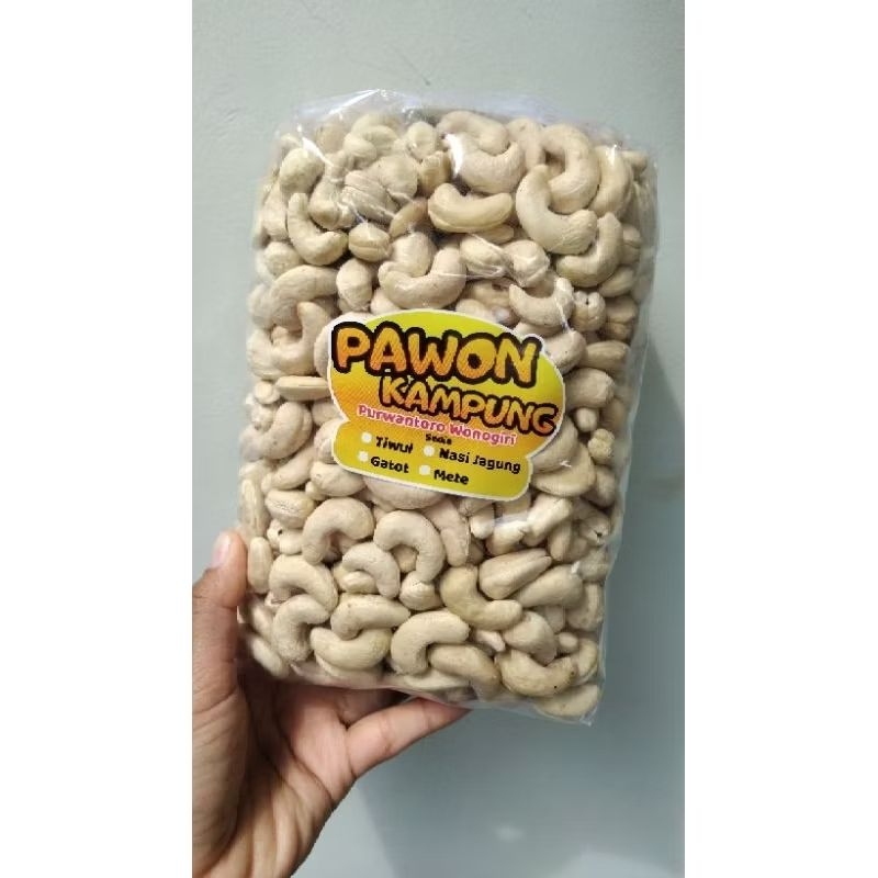 

Kacang Mete Mentah Asli Wonogiri Kemasan 1Kg