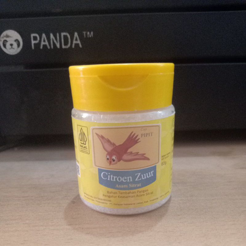 

Citroen zuur(asam sitrat)Cap pipit