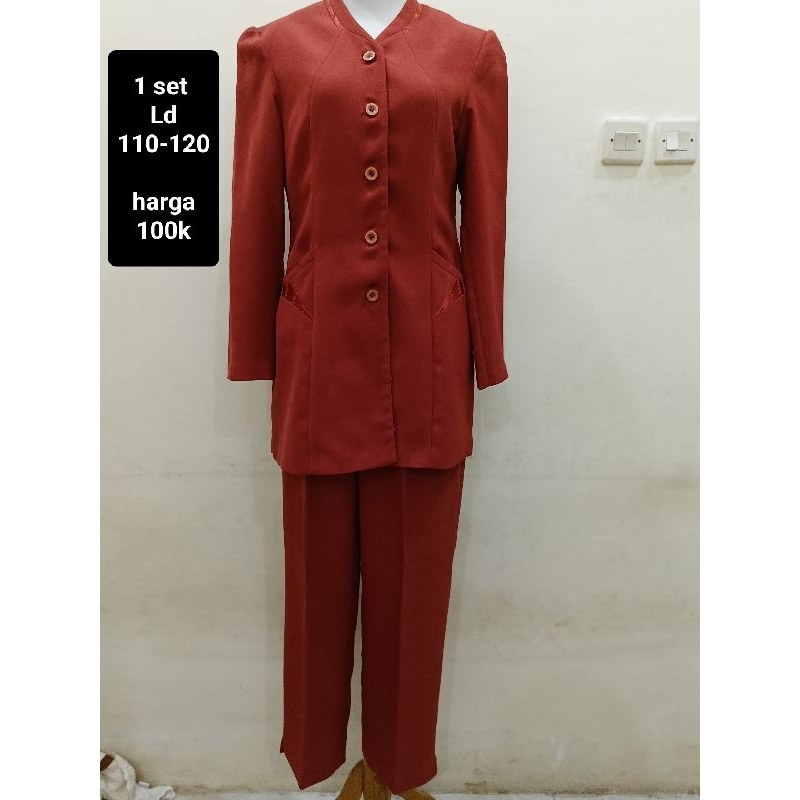 Preloved 1 set baju kantor