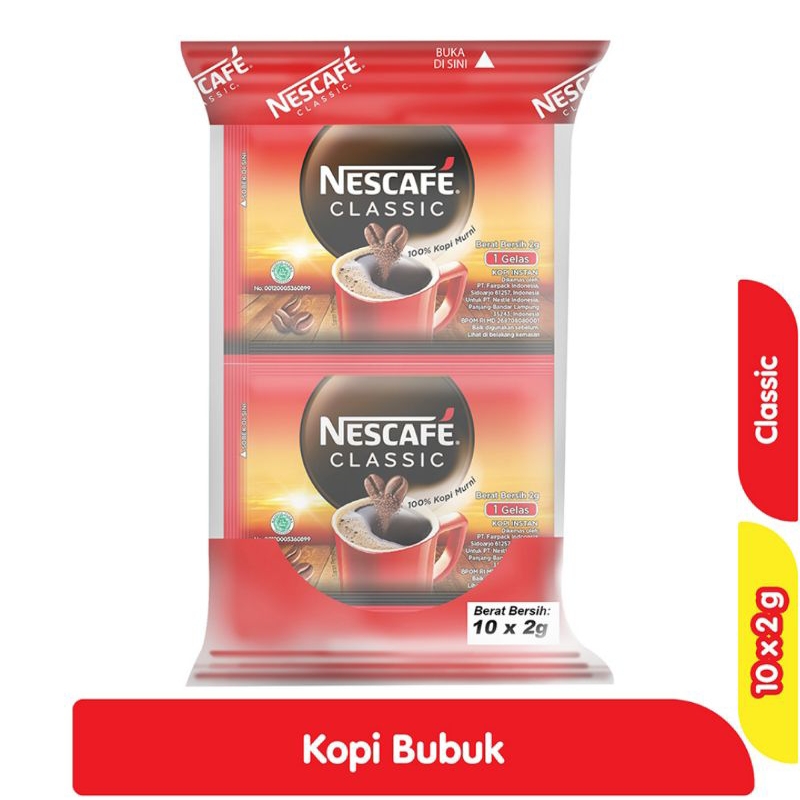 

[ READY STOK! ] NESCAFE CLASSIC AMERICANO ISI 10 x 2gr