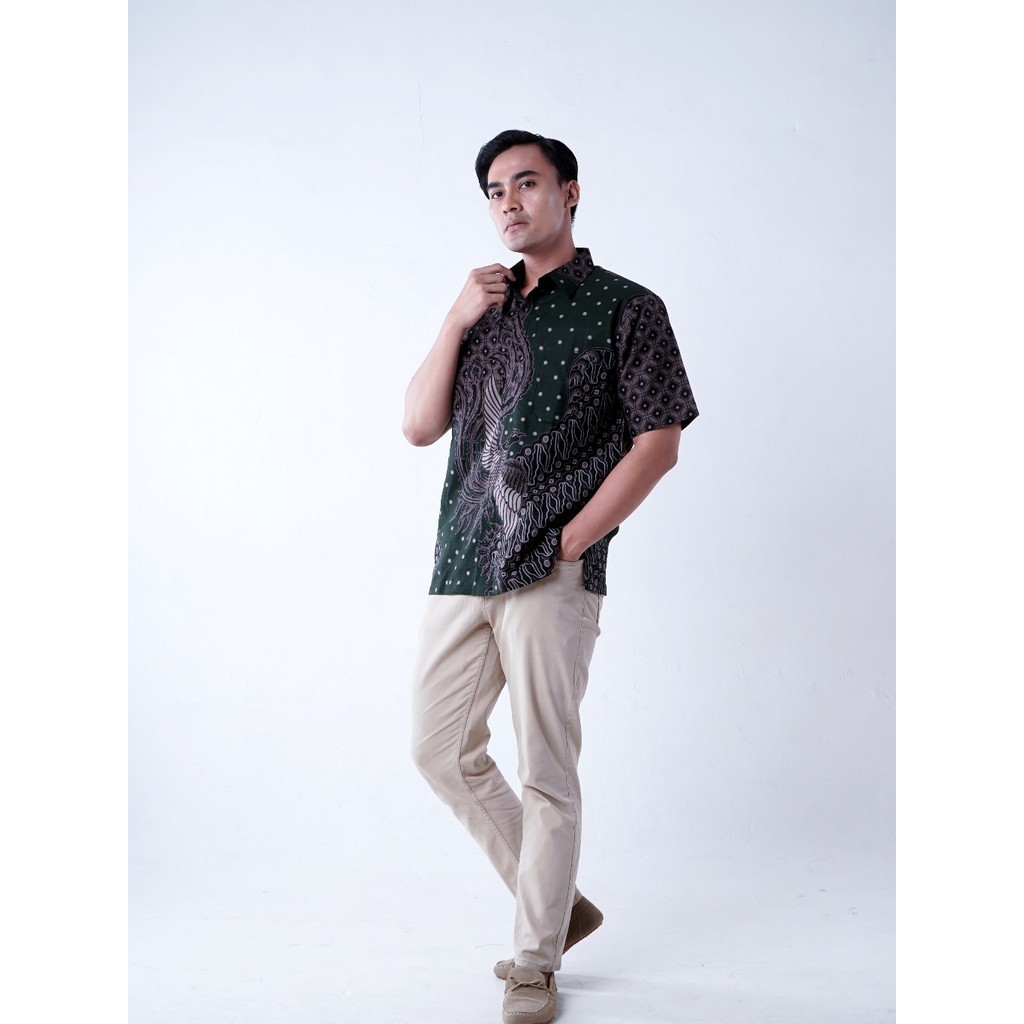 MARGARIA BATIK - Kemeja Batik Pria Lengan Pendek - Nirwana Series - Rupa
