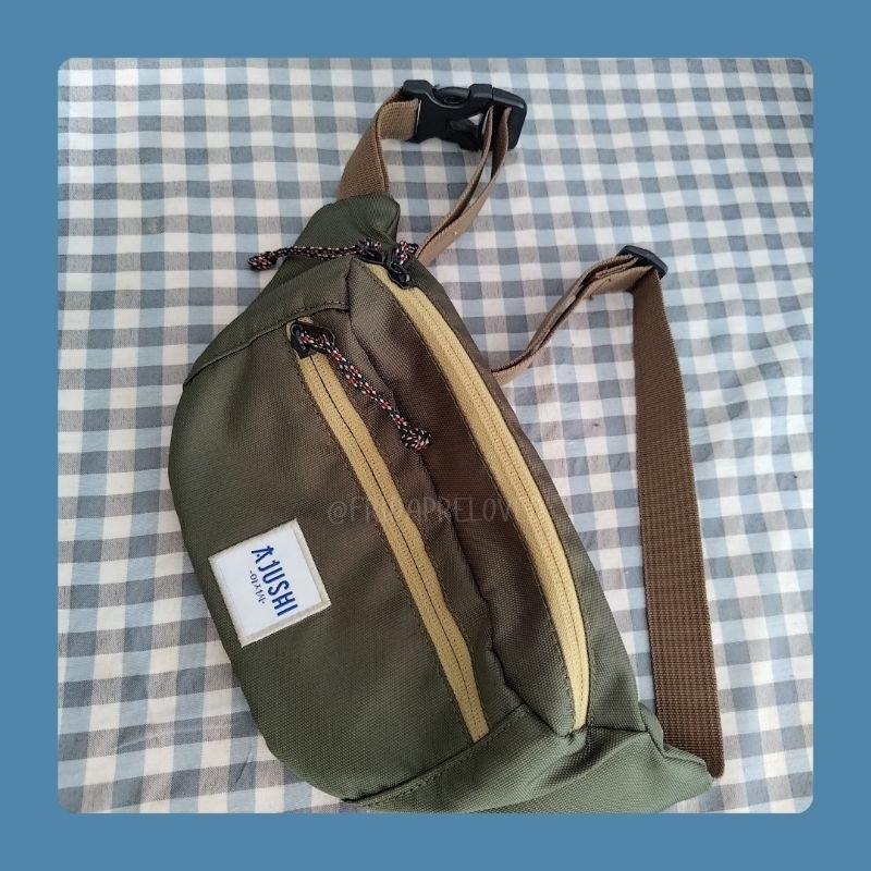 Waist Bag (Army) | Ajushi [Preloved]