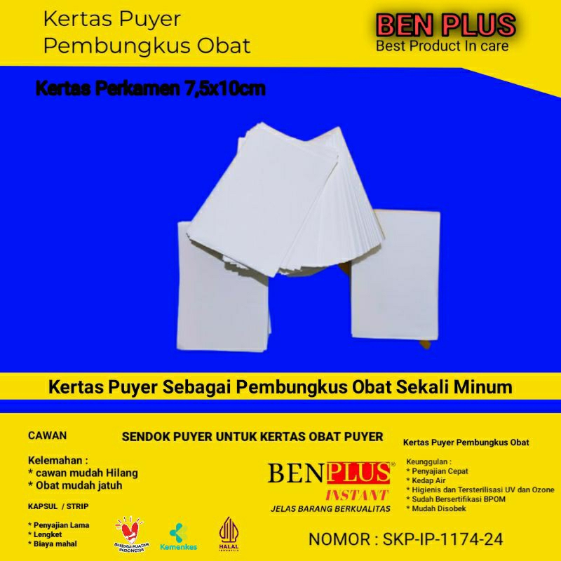 

Kertas Perkamen Putih isi 500 lembar