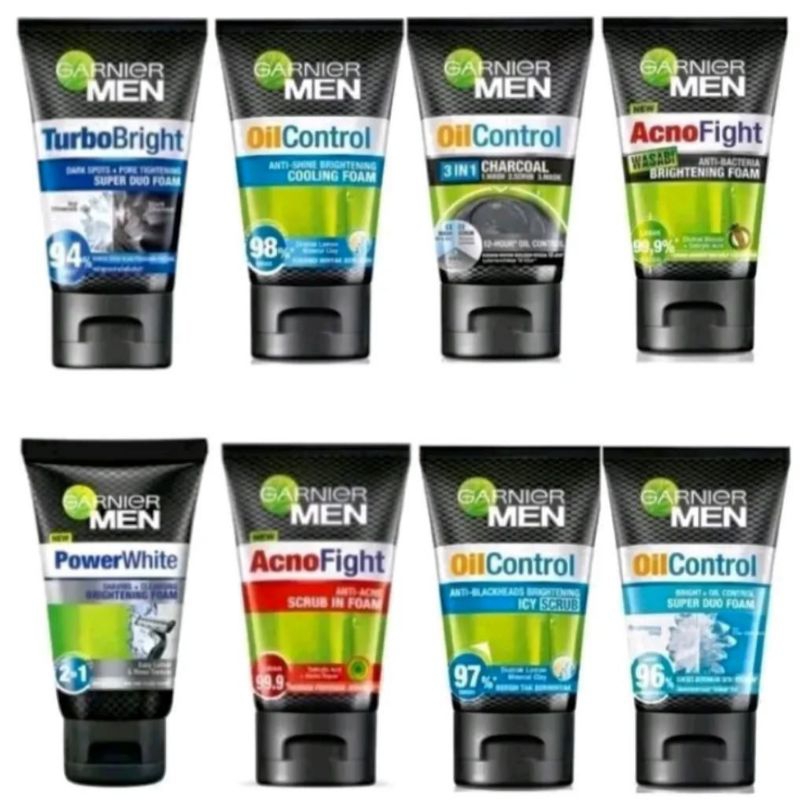 ️ READY  ️ GARNIER MEN Facial Wash | Sabun Wajah Garnier Cowok | GARNIER MEN SERIES  FACIAL WASH