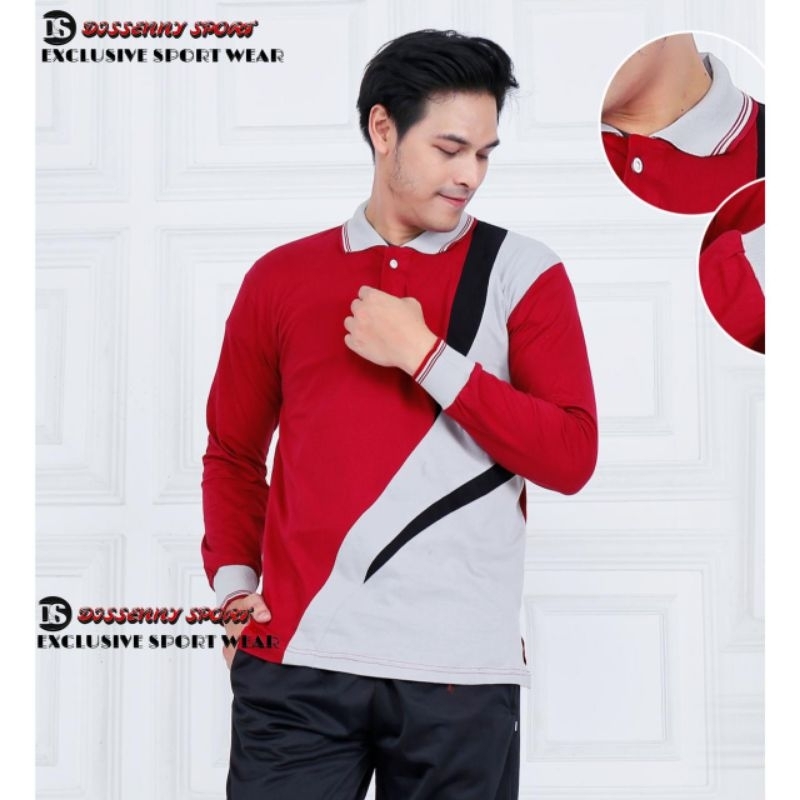 Baju Koas Olahraga Lengan Panjang / Kaos Olahraga Lengan Panjang