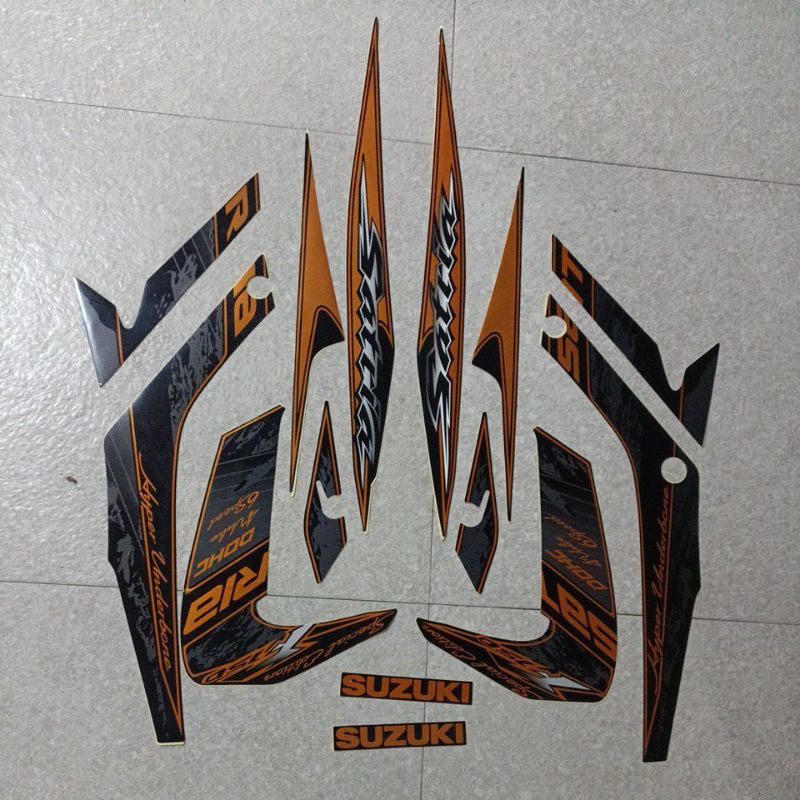 striping satria FU 2012 2013 spesial edition  original