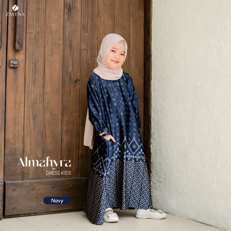 Gamis Anak Perempuan Sarimbit Keluarga Bahan Allure Silk Mewah