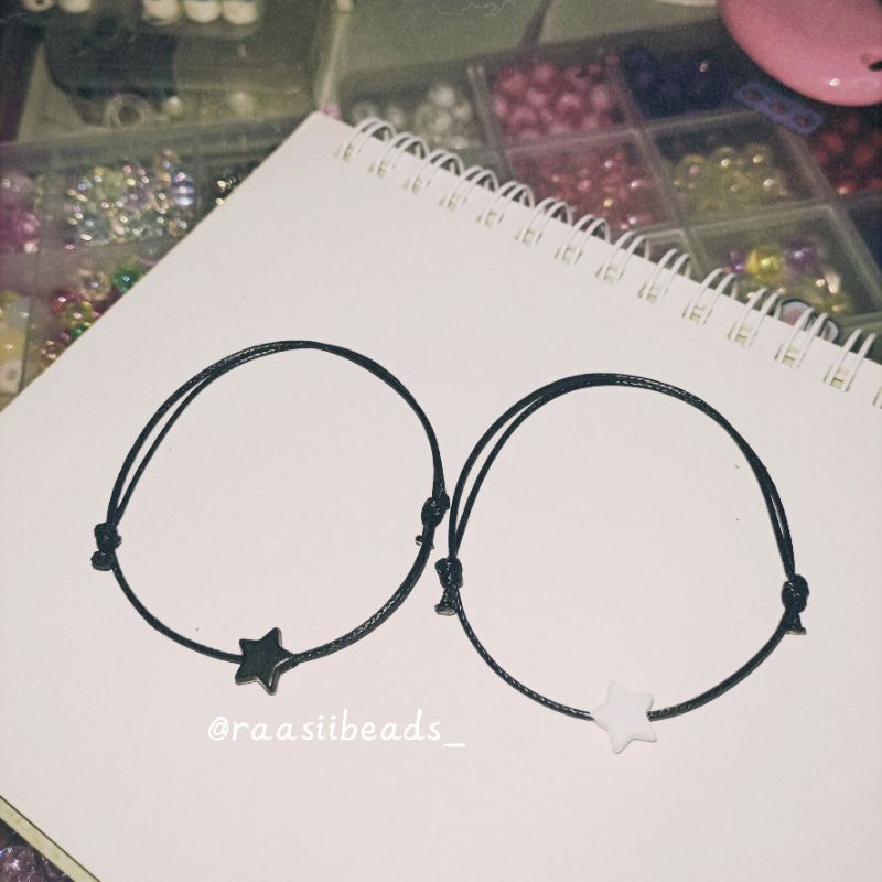 Star couple|gelang couple|gelang tali korea