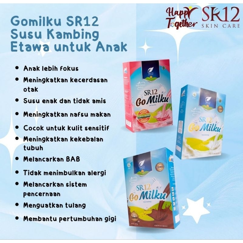 SR12 Go Milku Strawberry 200gr