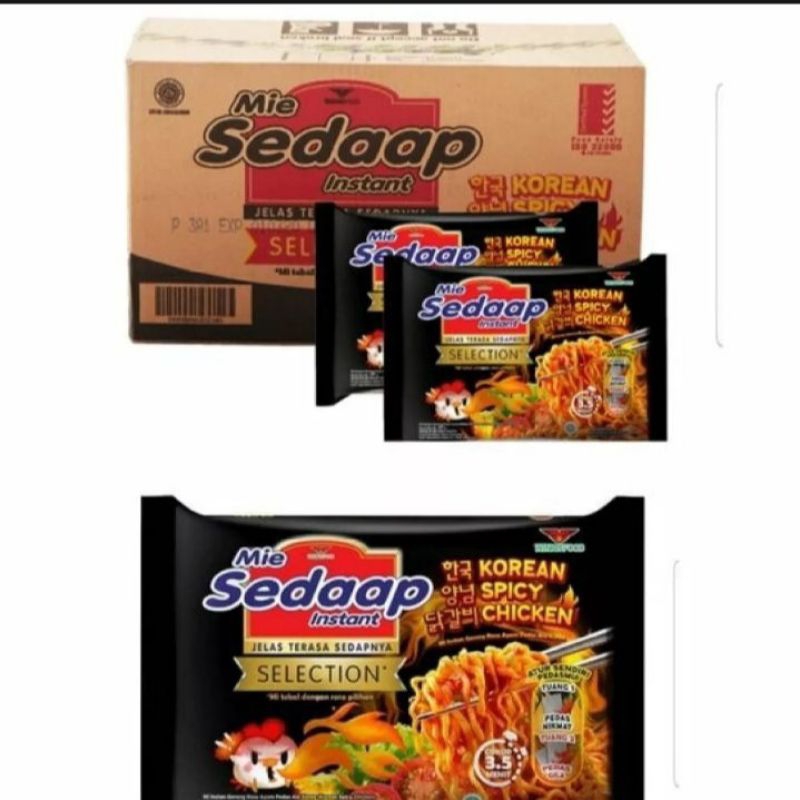 

Mie Sedaap Korean spicy chicken 1 Dus Isi 40 Pcs