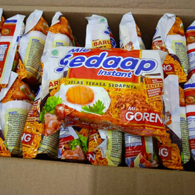 

Mi Sedaap goreng & rebus