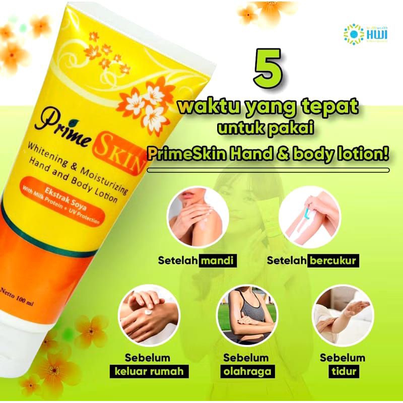 PRIME SKIN HAND BODY LOTION HWI 100% ORIGINAL