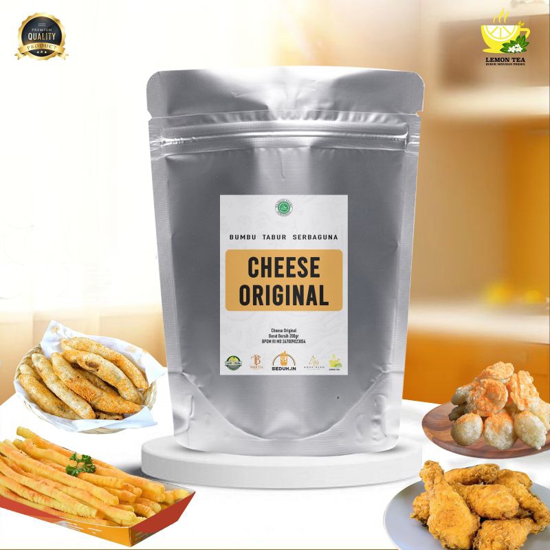 

CHEESE POWDER ORIGINAL 200 GR /BUBUK KEJU ORIGINAL PURE PREMIUM