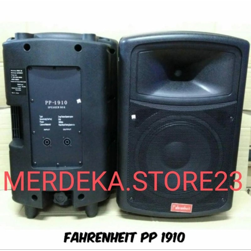 NEW SPEAKER PASIF FAHRENHEIT PP 1910 / FAHRENHEIT PP-1910 / FAHRENHEIT PP1910 SPEAKER PASIF 10 INCH 